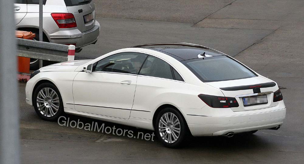 MercedesBenz EClass Coupe spy shots part 4