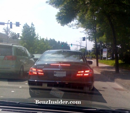 2010 mercedes benz e class coupe spotted in us 492x430 2010 Mercedes Benz E