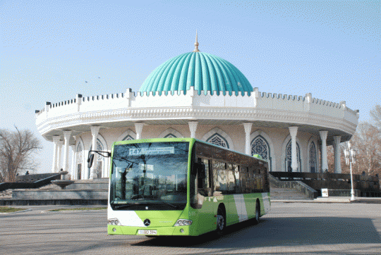daimler buses delivers 200 mercedes benz city buses to uzbekistan 540x362