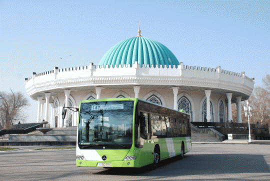 daimler buses delivers 200 mercedes benz city buses to uzbekistan 540x362 