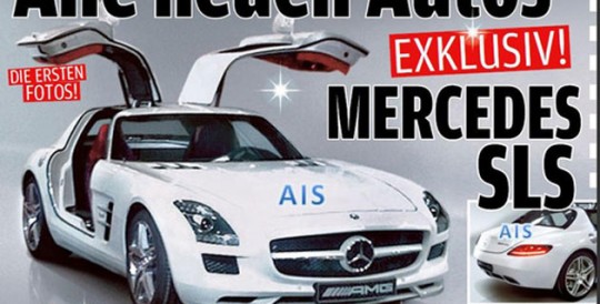 mercedes-benz-sls-leaked-image-first-shots-540x274 2011 Mercedes-Benz SLS AMG Gullwing photo leaked