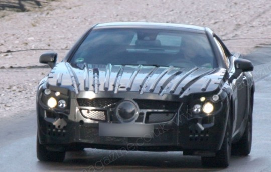 mercedes benz sl class 2012 spied1 540x343 Next Gen Mercedes Benz SL spied 