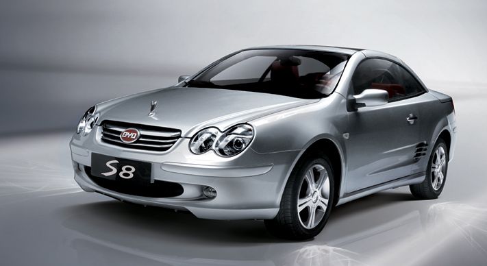 BYD s8 copy CLK mercedes benz