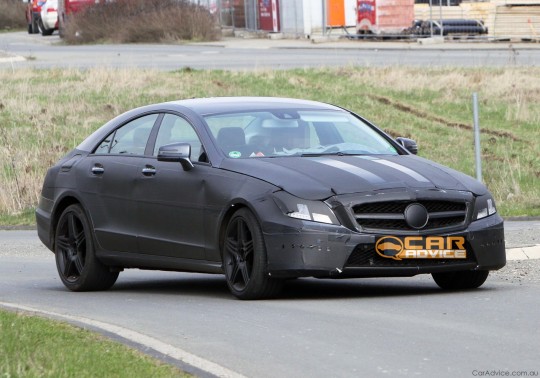 2011 Mercedes Benz CLS AMG 01 540x378 Spy Pics of 2011 Mercedes Benz CLS AMG