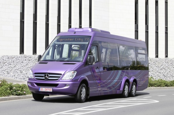 mercedes benz to premiere sprinter city 77 at the 2010 iaa 23401 1 597x397