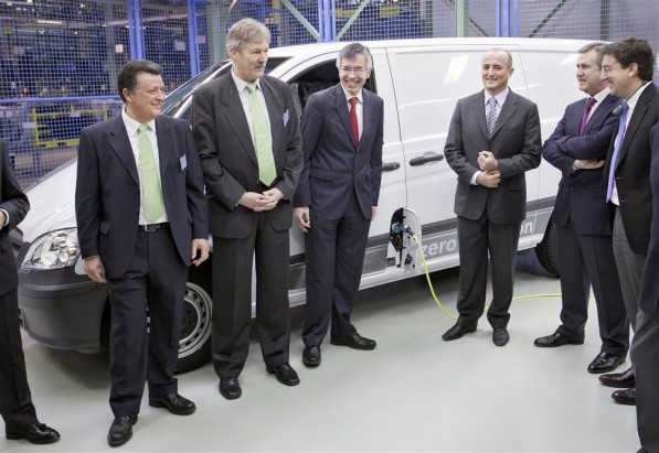  MercedesBenz Vans Production Head Dr Heinrich Weiss and Jose Luis 