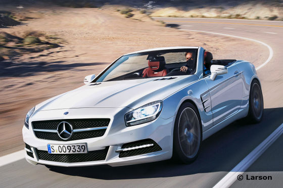 When Mercedes introduced the fifth generation Mercedes SL in 2002 When Mercedes introduced the fifth generation Mercedes SL in 2002