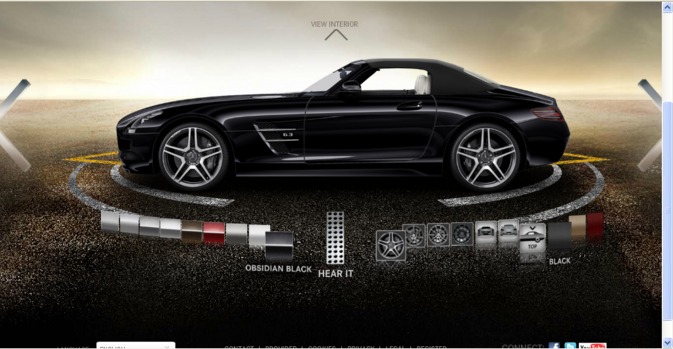 Below is my own configuration of MercedesBenz SLS AMG Roadster