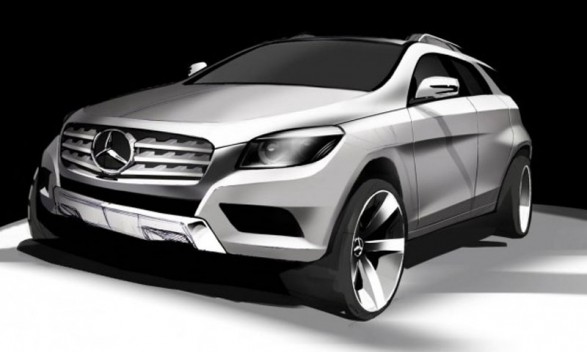 Mercedes MLC Coupe Crossover 2014 587x352 M Class Based MLC To Battle BMWs X6