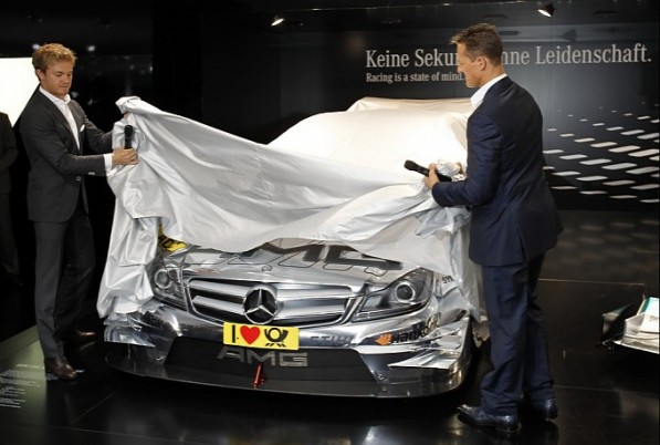 the 2012 DTM CClass Coupe Even standing still this car is literally a