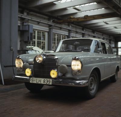 Mercedes Benz Classic Fintail Competes in Nurburgring Mercedes Benz Classic