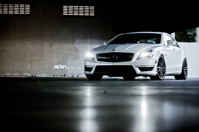 ADV1 Wheels on the Mercedes CLS63 AMG