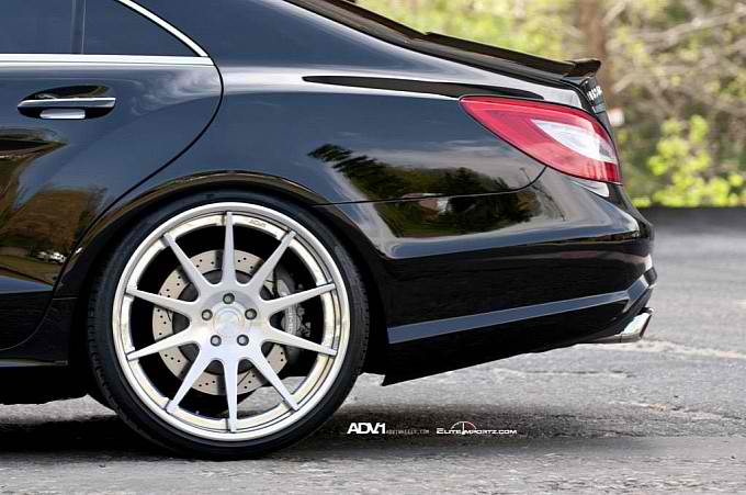 ADV10 Deep Concave Wheels on the Mercedes CLS63 AMG
