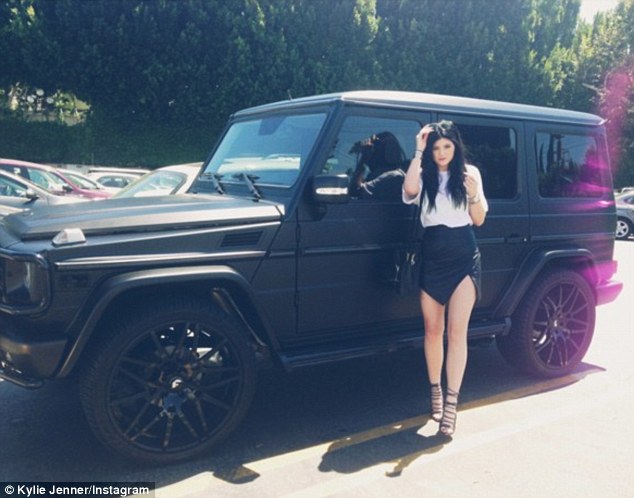 Kylie Jenner Takes Her Mercedes-Benz G-Class SUV Out For A Spin