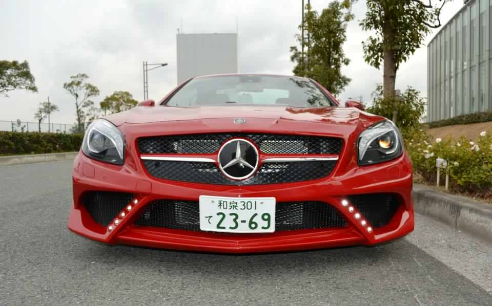 Mercedes sl fire #3