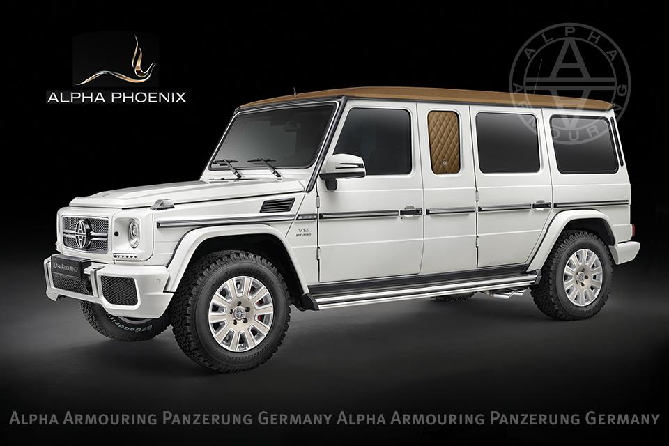 Mercedes-Benz G63 AMG-Based Phoenix Of Alpha Armouring