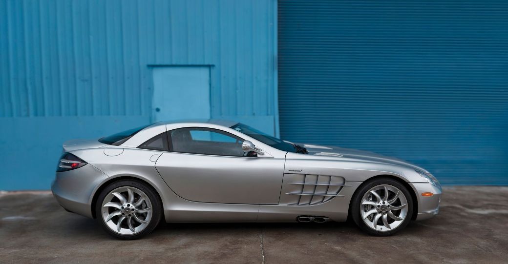 Silver 2005 Mercedes-Benz SLR McLaren Set To Be Auctioned