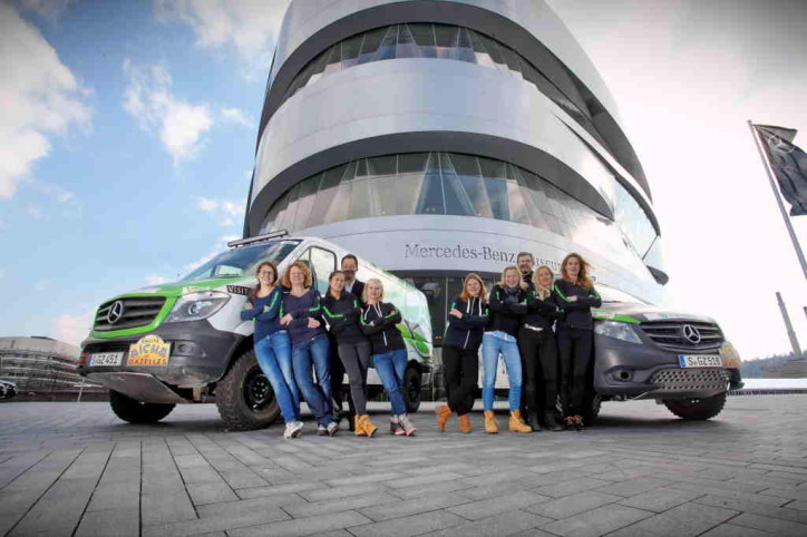 Mercedes-Benz Vans at the Aïcha des Gazelles 2016