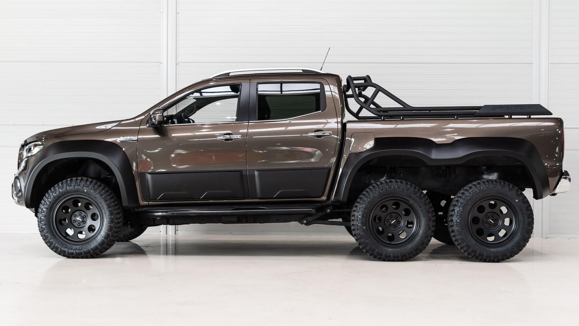 Behold the Almighty MercedesBenz XClass 6x6 Pickup!