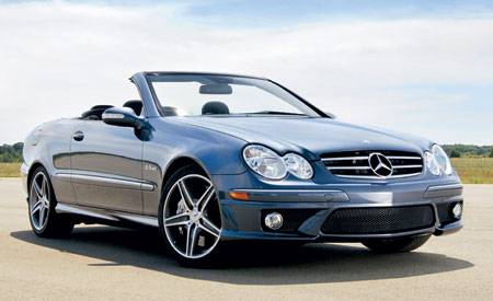 Car and Driver reviews the CLK 63 AMG Cabriolet