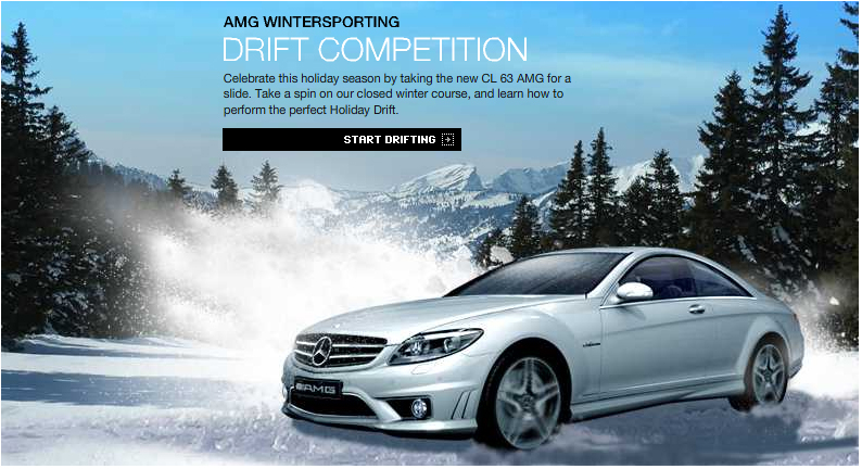 Mercedes CL Flash Game Challenge