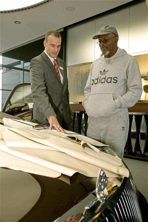 Samuel L. Jackson buys a Maybach 57S in Germany