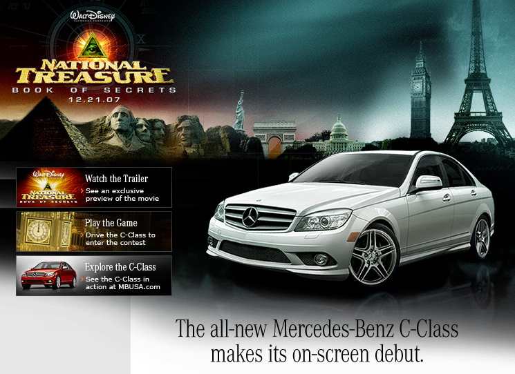 C-Class makes on-screen debut in National Treasure 2