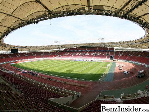Stuttgart Stadium soon to be Mercedes Benz Arena