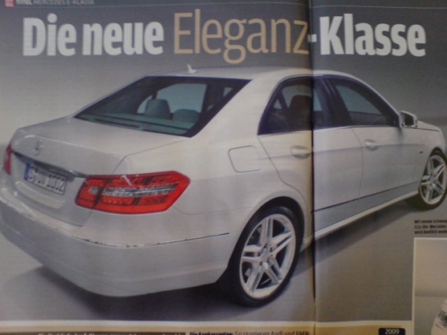Autobild Publishes First Official Pictures of the 2010 E-Class