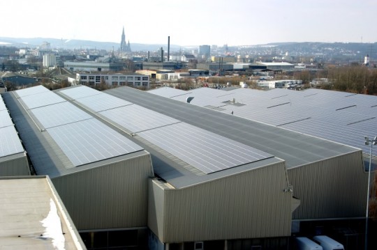 EvoBus plant installs solar panels – boasts lowest energy consumption