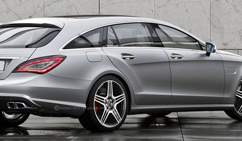 CLS63 AMG Shooting Brake Rendered