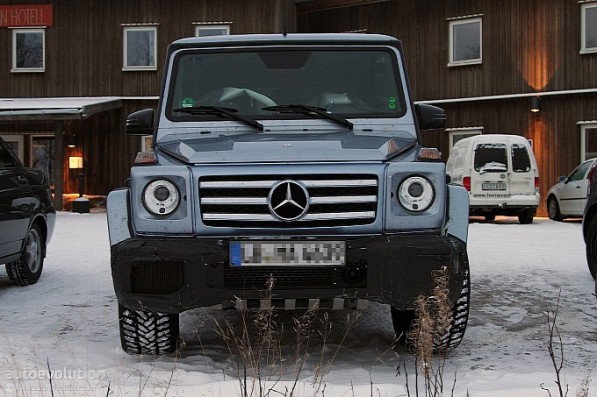 Spyshots of the Facelifted Mercedes G65 and G55 AMG