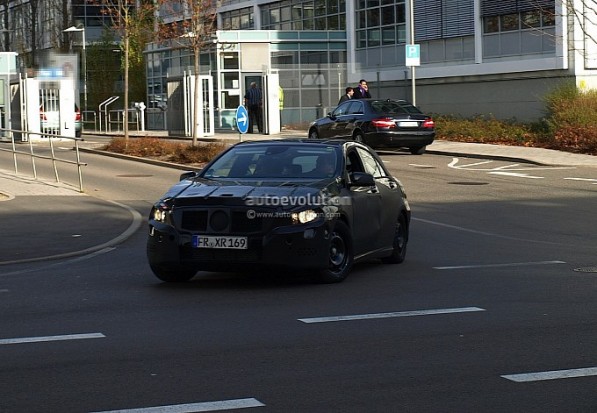 The Mercedes-Benz A25 AMG Spied