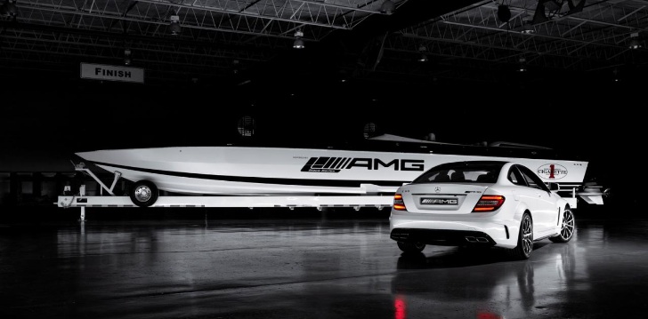 Cigarette Racing Boat Inspired by the C63 AMG Black Series