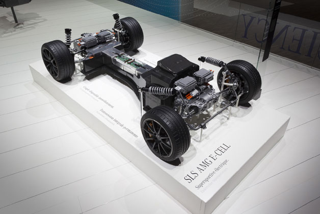 Inside the Mercedes SLS AMG E-Cell