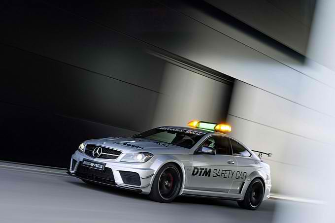 The New DTM Safety Car is the Mercedes C63 AMG Coupe Black Series