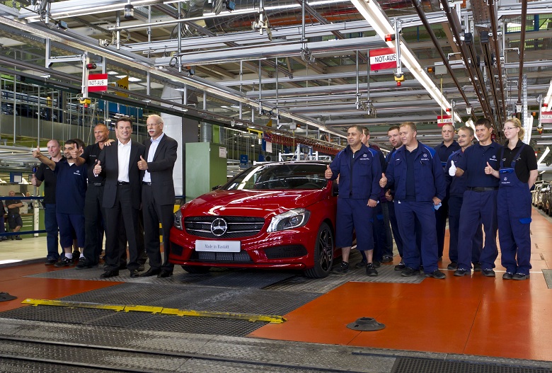 First New Mercedes-Benz A-Class Rolls Off Rastatt Plant