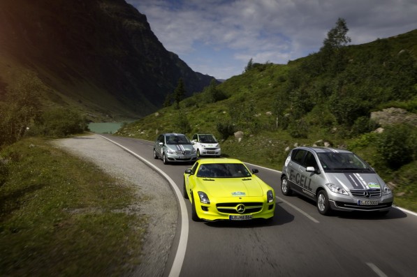 Daimler with Biggest Contingent in Silvretta E-Car Rallye