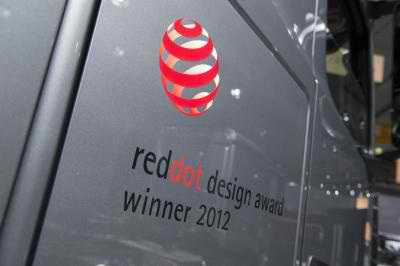 Mercedes-Benz Actros Bagged the red dot award