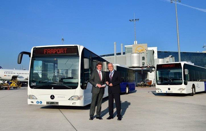 28 Mercedes-Benz Citaro Shuttle Buses Start Service at Frankfurt Airport