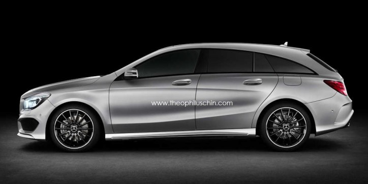 Artist’s Rendering of the Mercedes-Benz CLA Shooting Brake