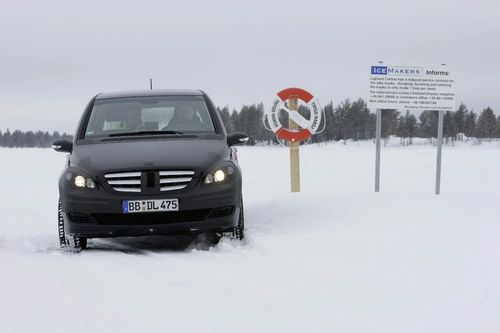 Mercedes-Benz B-Class Electric Drive Concept Development: Cold-Weather Testing