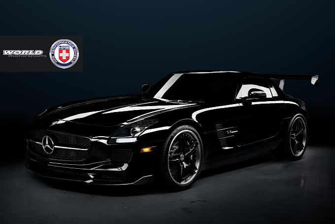 Mercedes-Benz SLS Receives New Set of HRE Wheels
