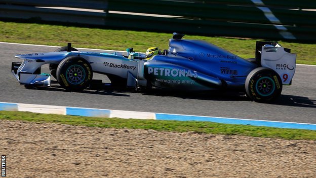 Team Mercedes-Benz Reveals the New Formula 1 Car