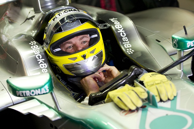F1: Rosberg Sets Fastest Lap in Day 1 of Barcelona Testing