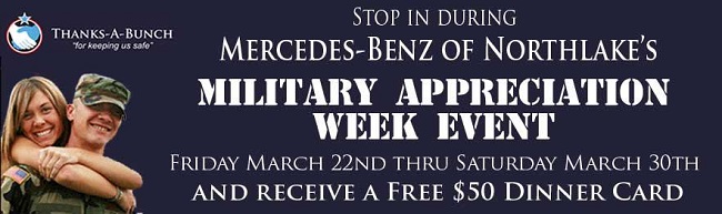 Mercedes-Benz Northlake Military Appreciation Week