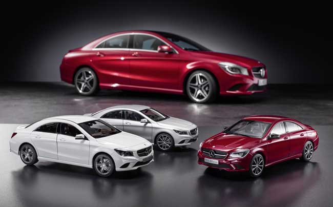 Mercedes-Benz CLA Gets Model Car Treatment