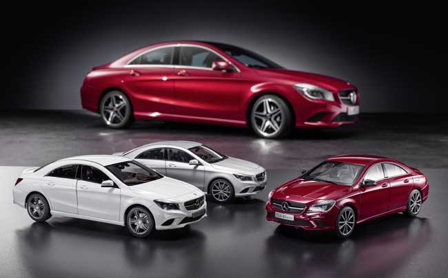 Mercedes-Benz-CLA-Scale-Model-Cars