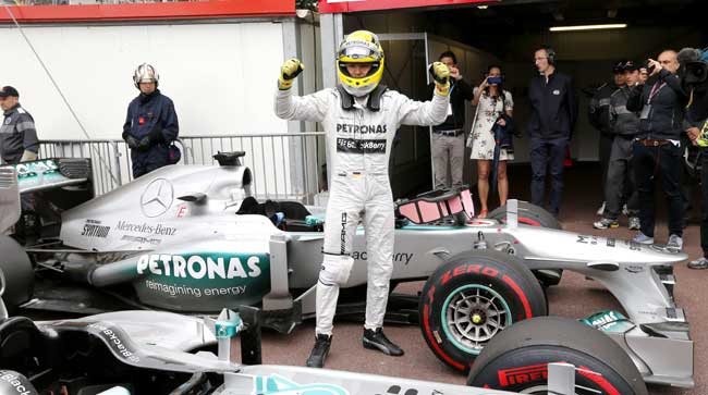 [F1] Rosberg on Pole, Mercedes in Front Row for Monaco GP