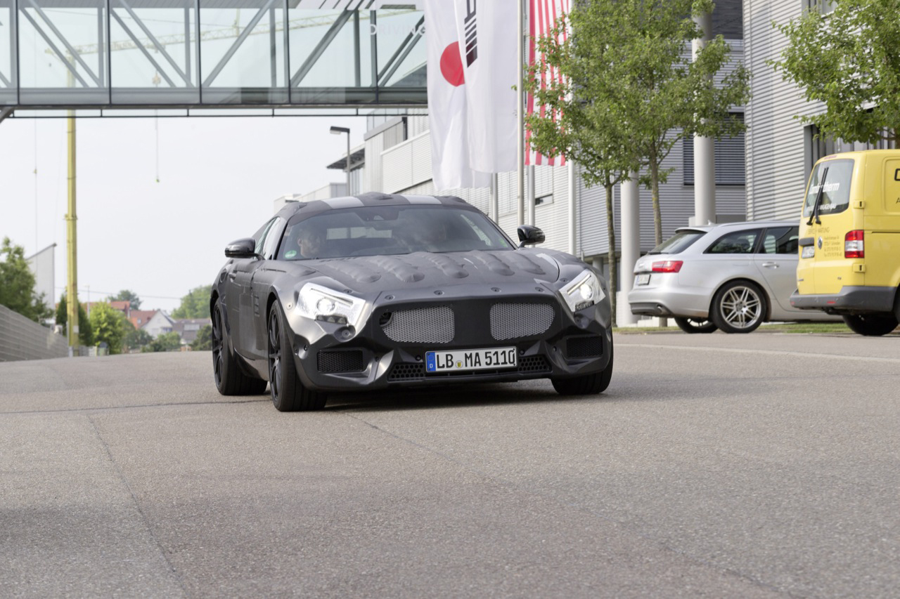 Spies Spot a New Mercedes Sports Car Prototype
